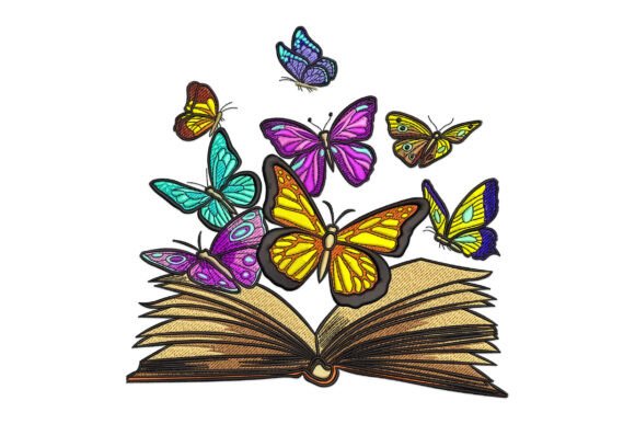 Book and Butterflies