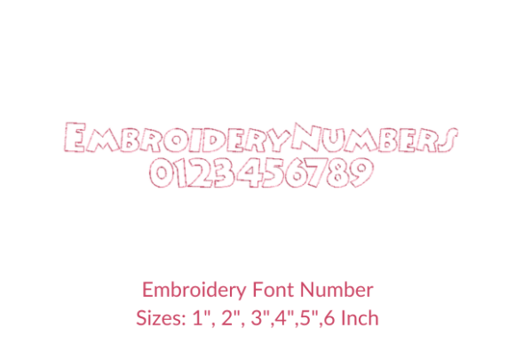Minnie Font Numbers