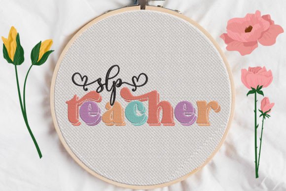 Teacher’s Day Embroidery Design